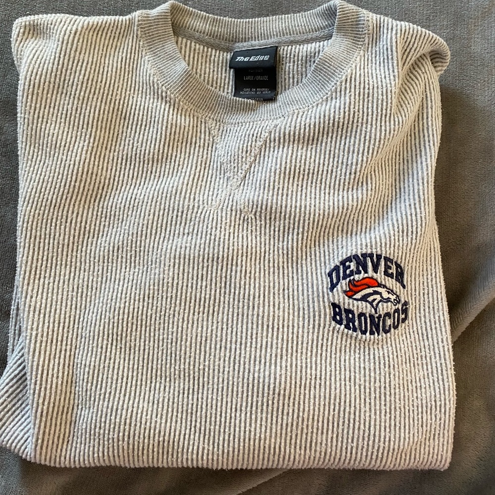 denver broncos ribbed long sleeve